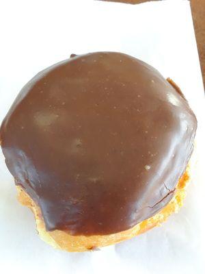 Custard Filled Chocolate donut is very good.