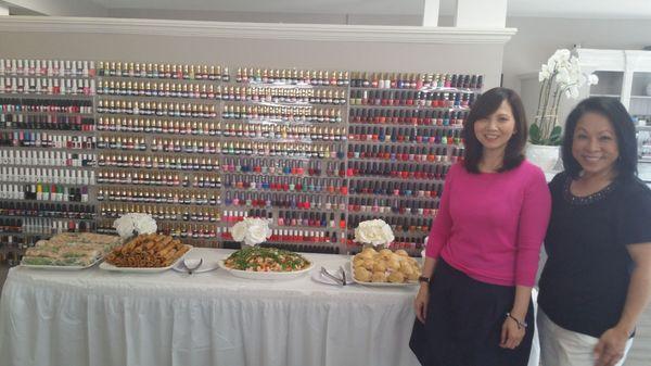 Serenity Nail and Skin Care owner Kim Nguyen at open house celebration.