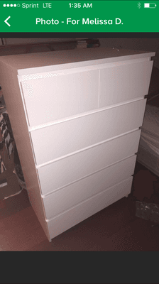 Ikea Dresser Assembly done by our Lepards