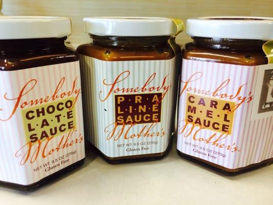 Chocolate, Praline and Caramel sauces for bacon, ice cream, fruit and more!