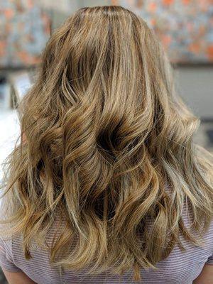 Balayage/ hilite combo