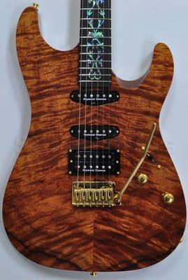 Schecter Koa top guitar