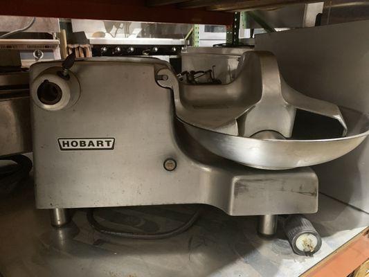 Hobart chopper with grinder attachment hub