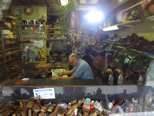 James shoe repair. 57 years saving soles on Lexington ave.