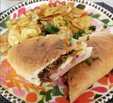 Delicious Cuban Sandwich served at Moreno's Mini Food Truck