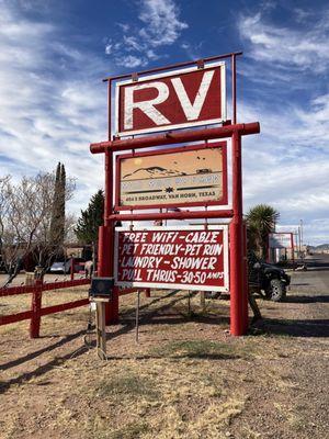 Entrance Sign