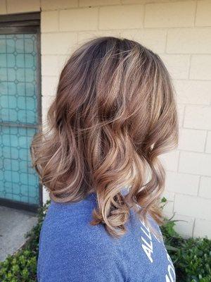 Honey balayage