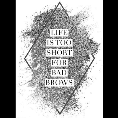 Life is too short for bad brows. Book your appointment to avoid disappointment. Consultations are F R E E.