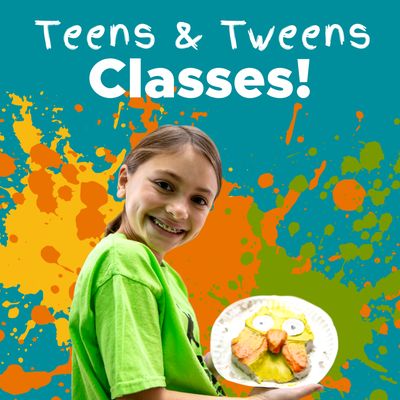 Our mobil studio has classes for tweens and teens - check your local recreation center to see if we're coming to your town.