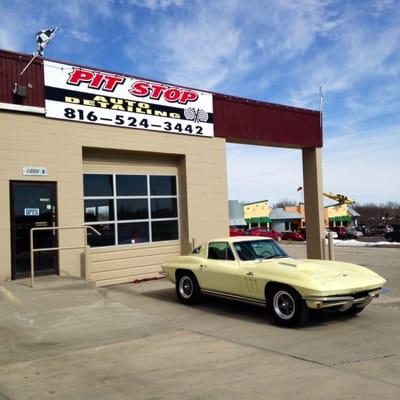 Classic Corvette detailed in Lee's Summit, MO