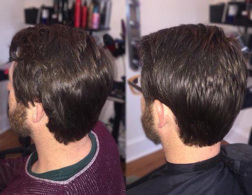 Before & After - Men's cut