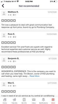 More company reviews