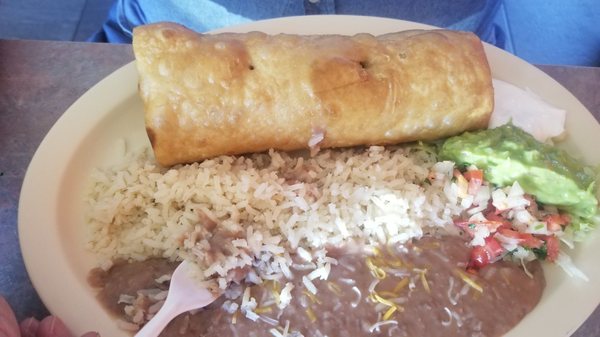 Chimichanga plate