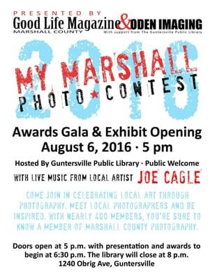 Awards Gala & Exhibit opening on August 6th. Plan on being there!! ;D