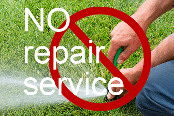 We do not offer sprinkler or irrigation system repair services