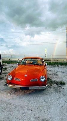 Our 1972 VW Karmann Ghia. We Love to have fun :)