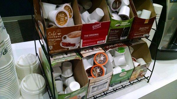 K-cup selections