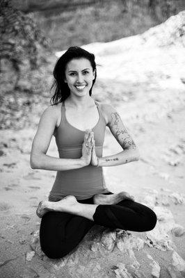 Beautiful Aislinn - yoga portrait session in Santa Cruz