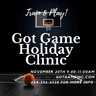 Thanksgiving clinic Monday 11/20 9am-11am