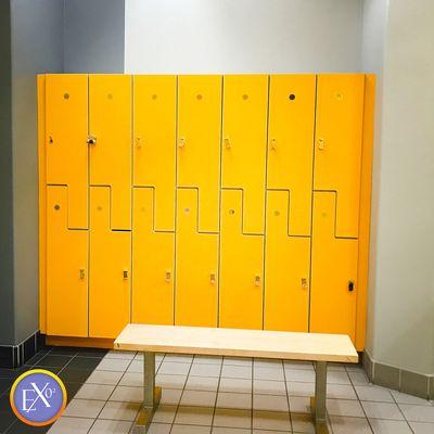 Men and Women Lockers for Day Use.