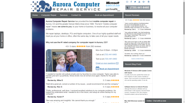 Aurora Computer Repair Service