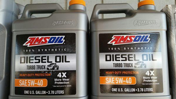 Heavy-Duty Synthetic Diesel Oil.  Lower Oil consumption.  4X more engine protection than required by Detroit Diesel DD13 Scuffing Test.