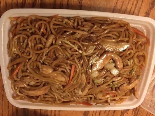 Chicken lo mein