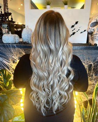 After balayage and extensions