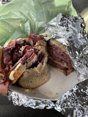 Pastrami or Corned Beef & Swiss