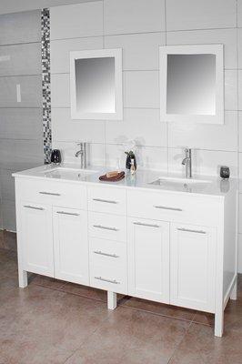 Double sink vanity