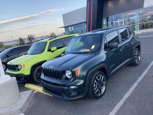 Brand new cars clean and ready for our customers