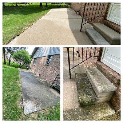 Concrete Patio Cleaning