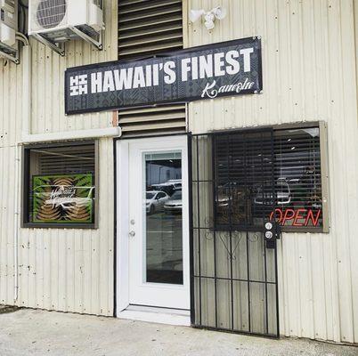 HI Finest Kaneohe's sign is finally up!!!