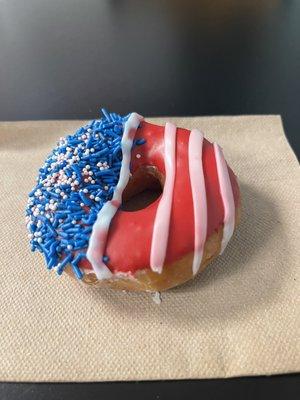 I love the flag doughnut! It was good!