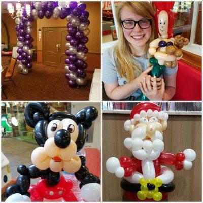 Balloon art for events, restaurants and parties