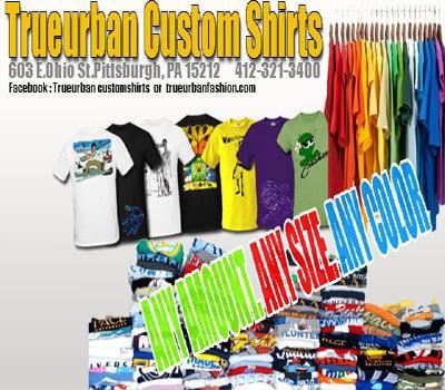 Sameday custom printing shirts