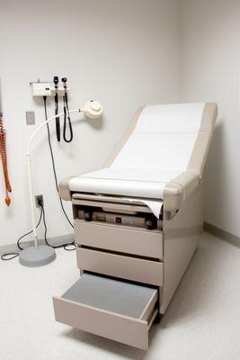 Exam rooms for xrays, labs, and medical care