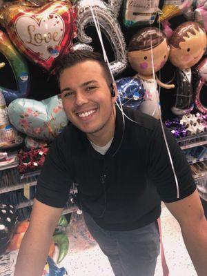 Party City balloon counter