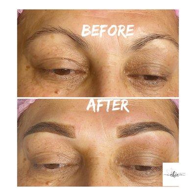 Microshading brow.