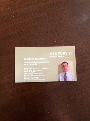 Martin Brennan-Century 21 Alliance Realty