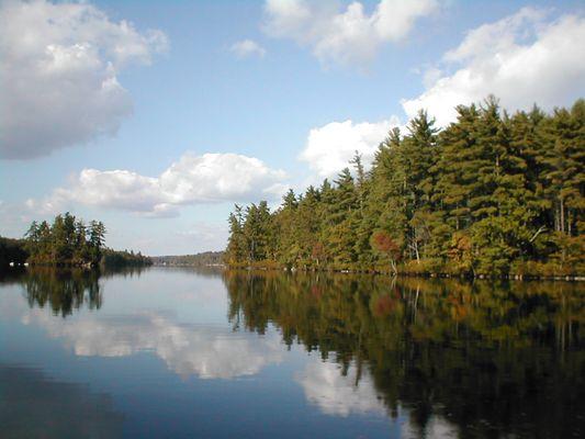 Beautiful day on Lake Massabesic, Auburn NH