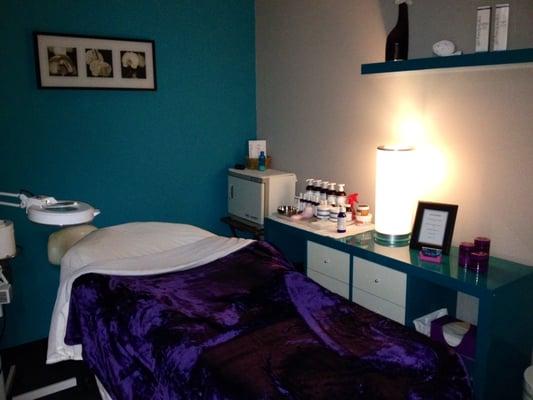 Beautiful treatment room, imagine how comfortable it is to get a brazilian wax in here!