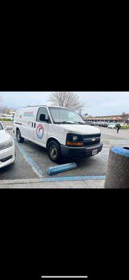 Parked illegally in a handicap spot no placard