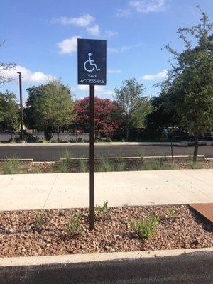 Accessible Parking at San Antonio Project