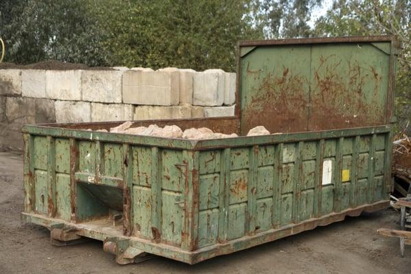 Dumpsters for hire at Green Solutions and More.