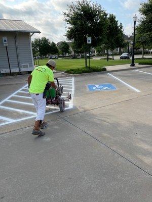 Parking Lot Restriping.