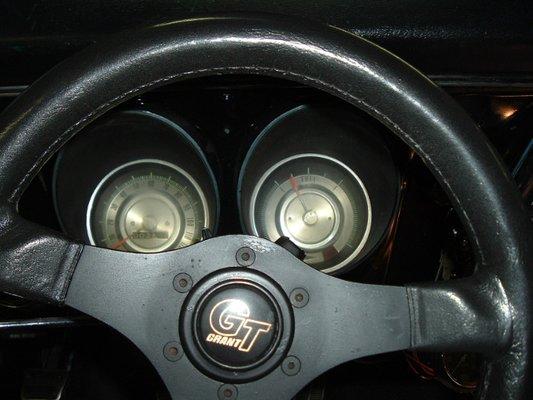 1968 Camaro Dash Gauges BEFORE