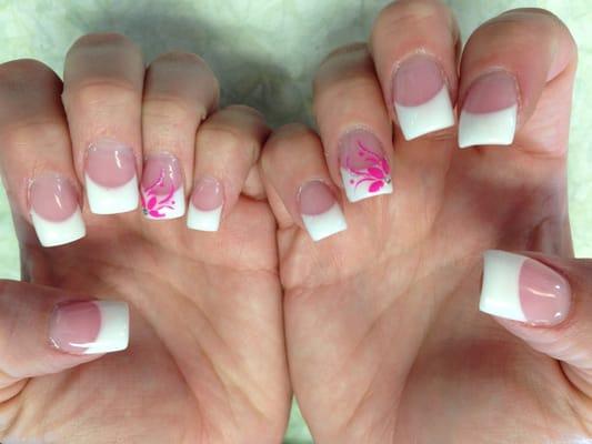 Lovin my Pink & White's nails...thank you Kelly