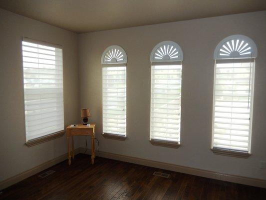 Hunter Douglas Silhouette Window Shadings with Highlite Arches