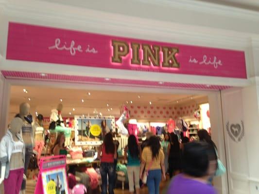 The front of the new PINK store at Vintage Faire.